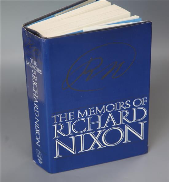 Nixon, Richard M - The Memoirs of Richard Nixon, original cloth, 8vo, with d/j (small tear at head of spine),